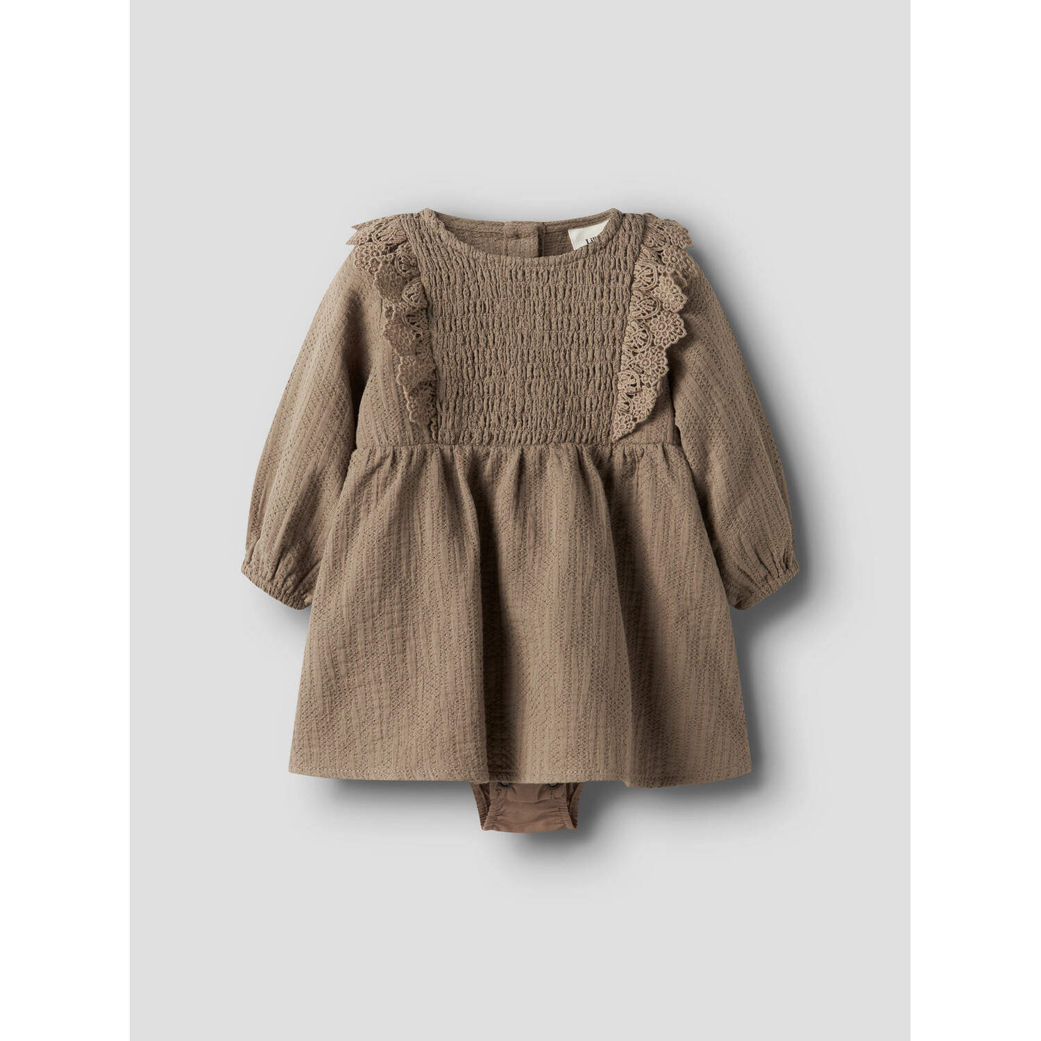 Lil ' Atelier | NBFROSITA LIU LS BODY DRESS LIL | Sepia Tint
