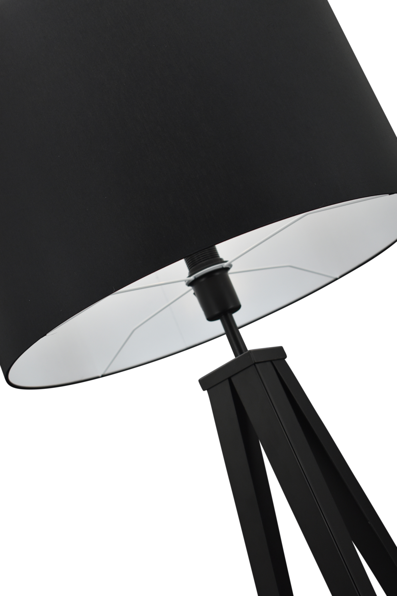 Vloerlamp Denver + kap 50x50x25cm uni zwart