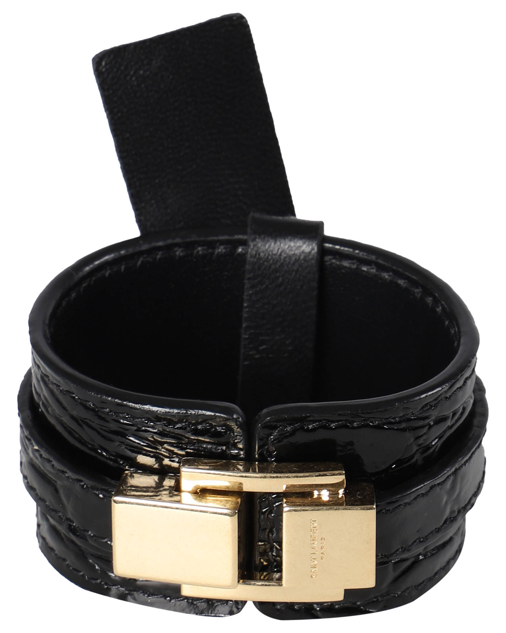 Saint Laurent| Damen Lederarmband YSL BRACELET