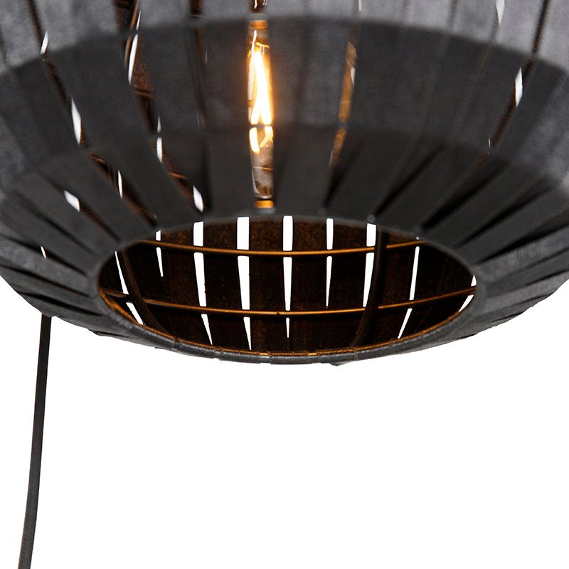Moderne hanglamp zwart 3-lichts - Zoë