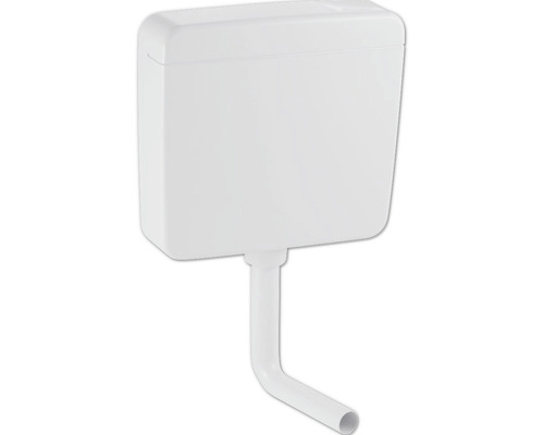 Geberit AP 127 wit spoelreservoir, aansluiting linksonder, 127022111
