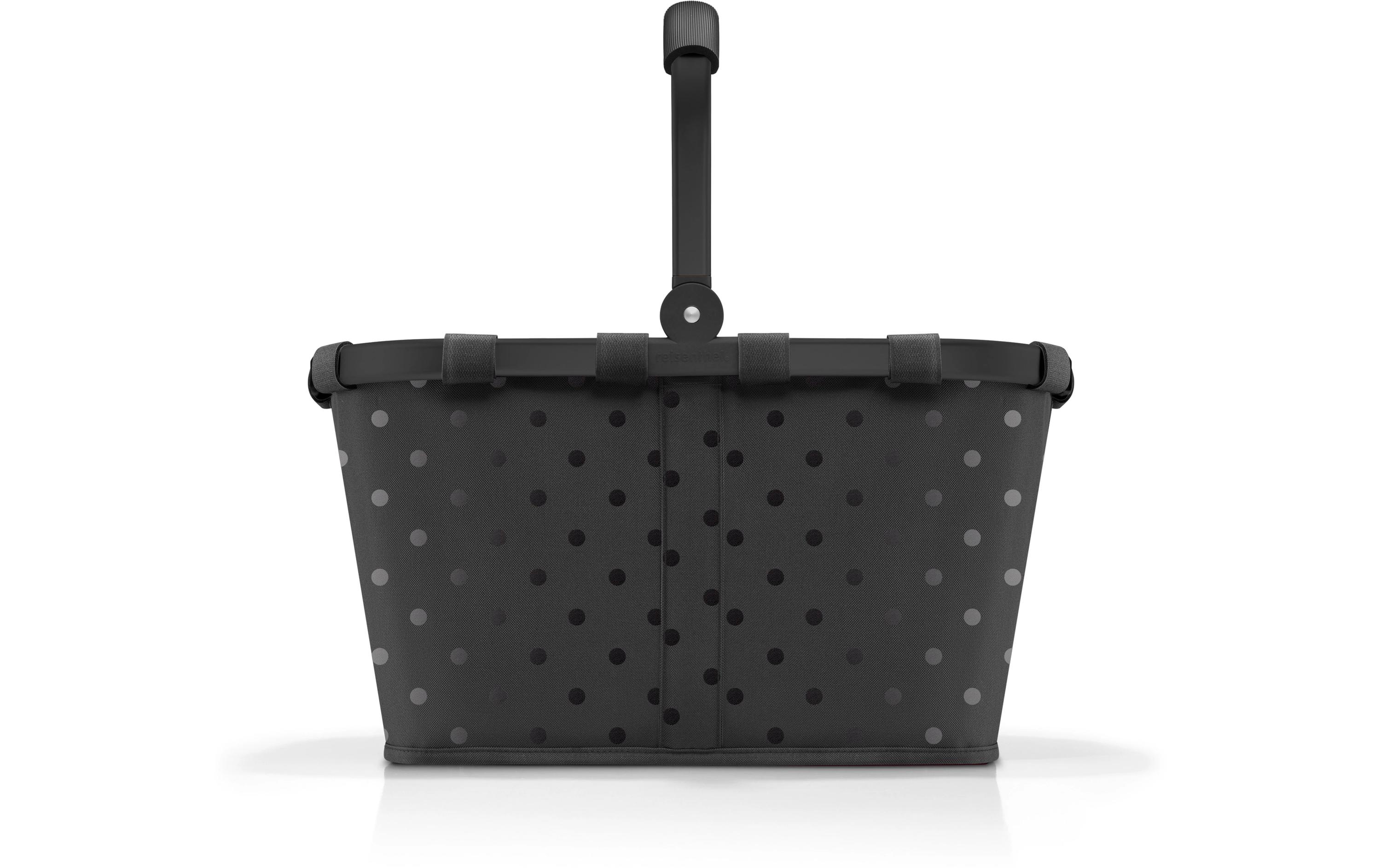 Einkaufskorb Carrybag Frame Glossy dots blackStilvoller Korb für den täglichen Einkauf