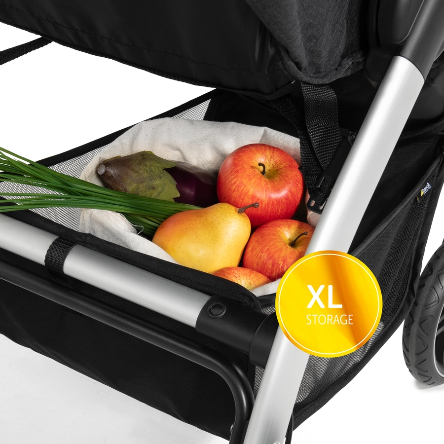 hauck Buggy Uptown Melange Black