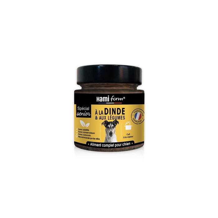 Les cuisinés pour chien senior - Pâtées à la dinde - Lot de 6 x 250 g