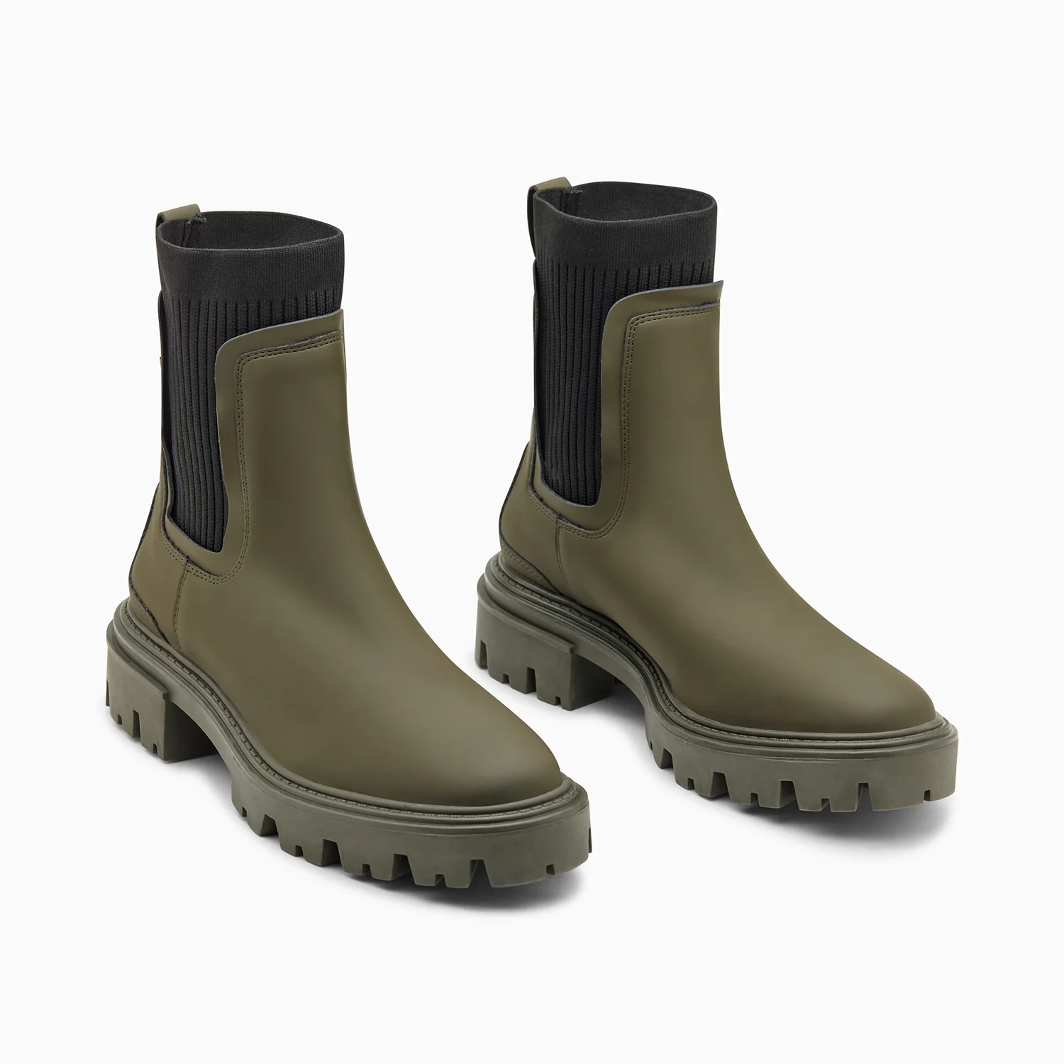 Bottines-Bottines de pluie Coline kaki