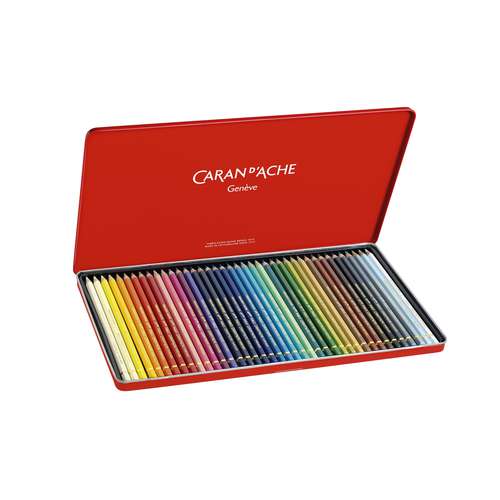 CARAN D'ACHE® PABLO® wasserfeste Künstlerfarbstifte, Metalletuis