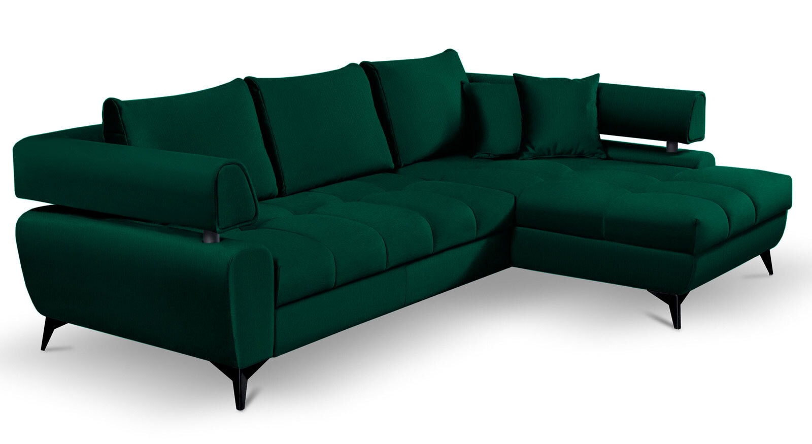 Ecksofa PARIS SF-R dunkelgrün