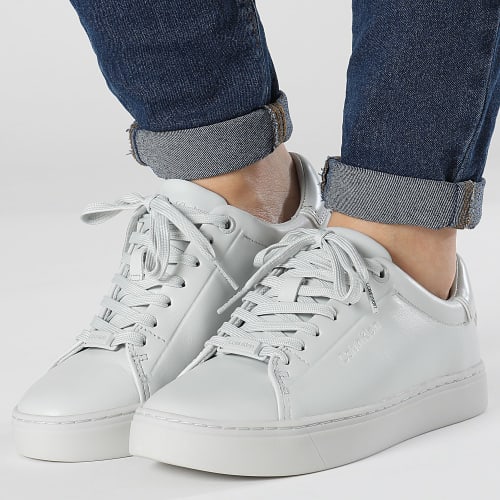 Baskets Femme Clean Cupsole Lace Up 1863 Triple Pearl Grey
