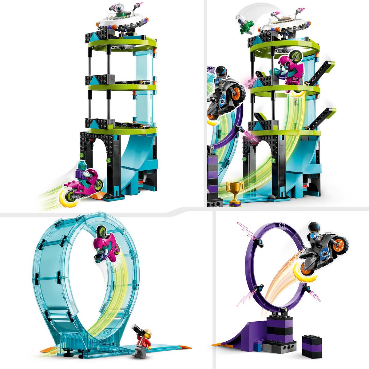 Défi ultime des motards cascadeurs Lego City 60361