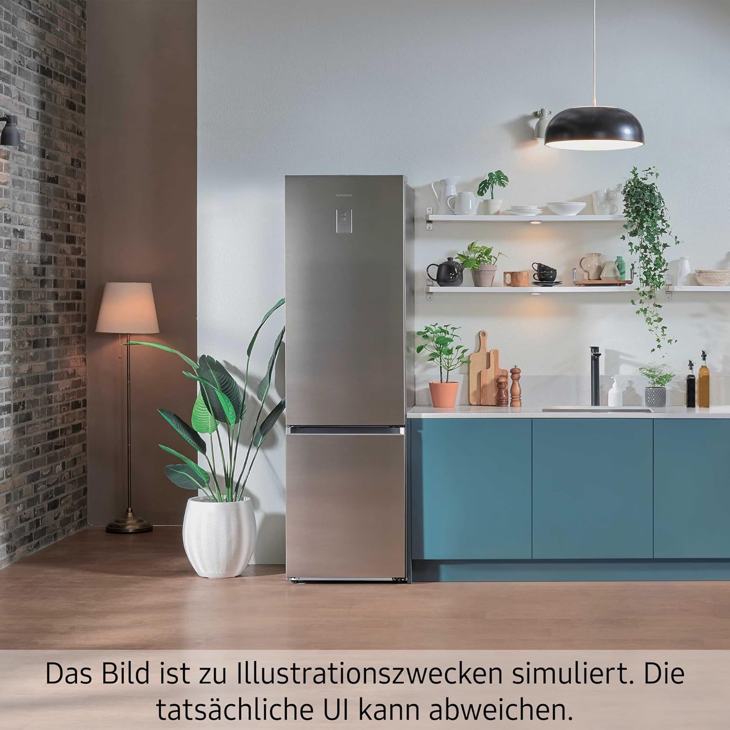 RL38A7B5BS9/EG Bespoke Kühl-/Gefrierkombination, 203 cm, 387 ℓ, 35 dB(A), Space Max Technologie, Twin Cooling+, Cool Select+, Metal Cooling, No Frost+, Edelstahl Look