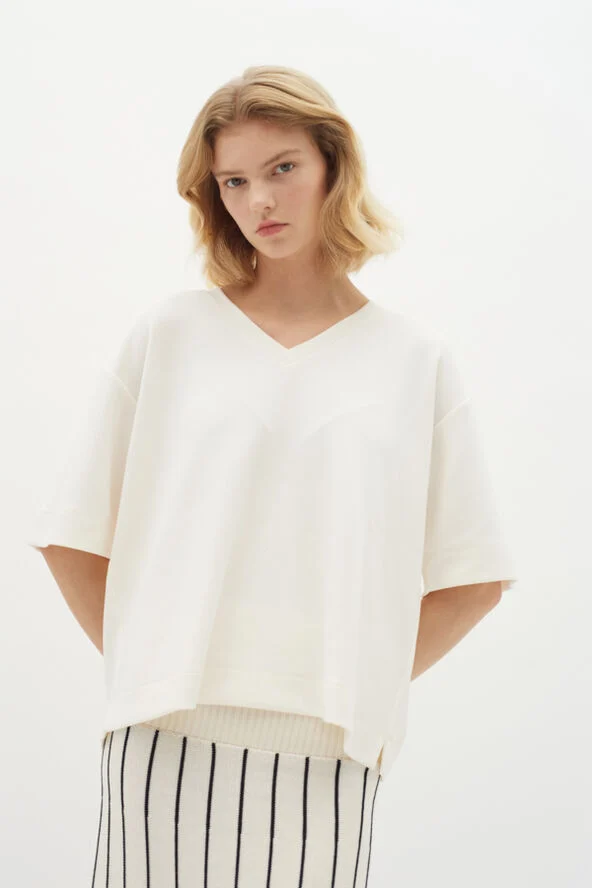 InWear LeicentIW Oversize Tshirt Whisper white