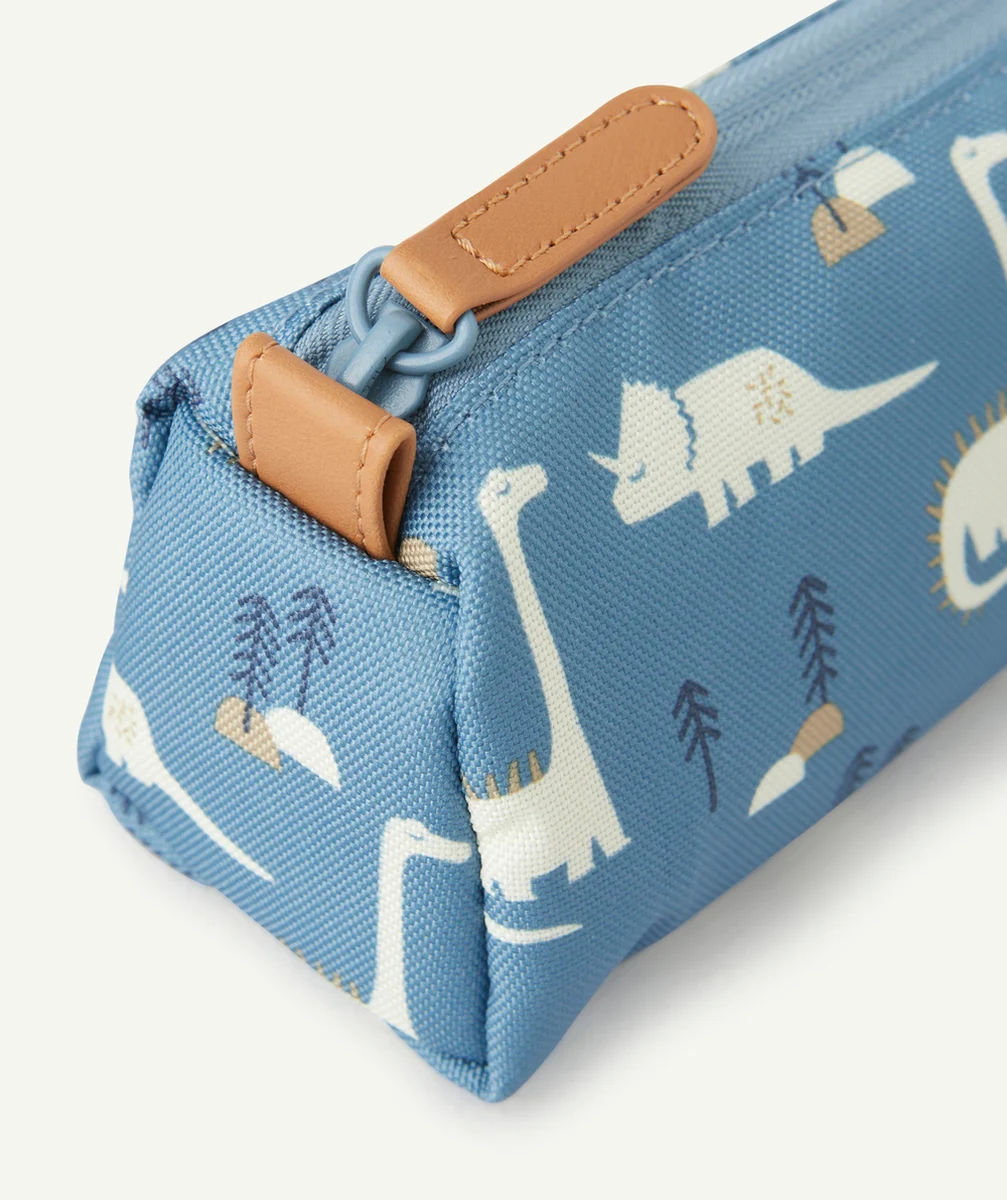 FRESKTROUSSE BLEUE IMPRIMÉE DINOSAURES EN PLASTIQUE RECYCLÉ ENFANT