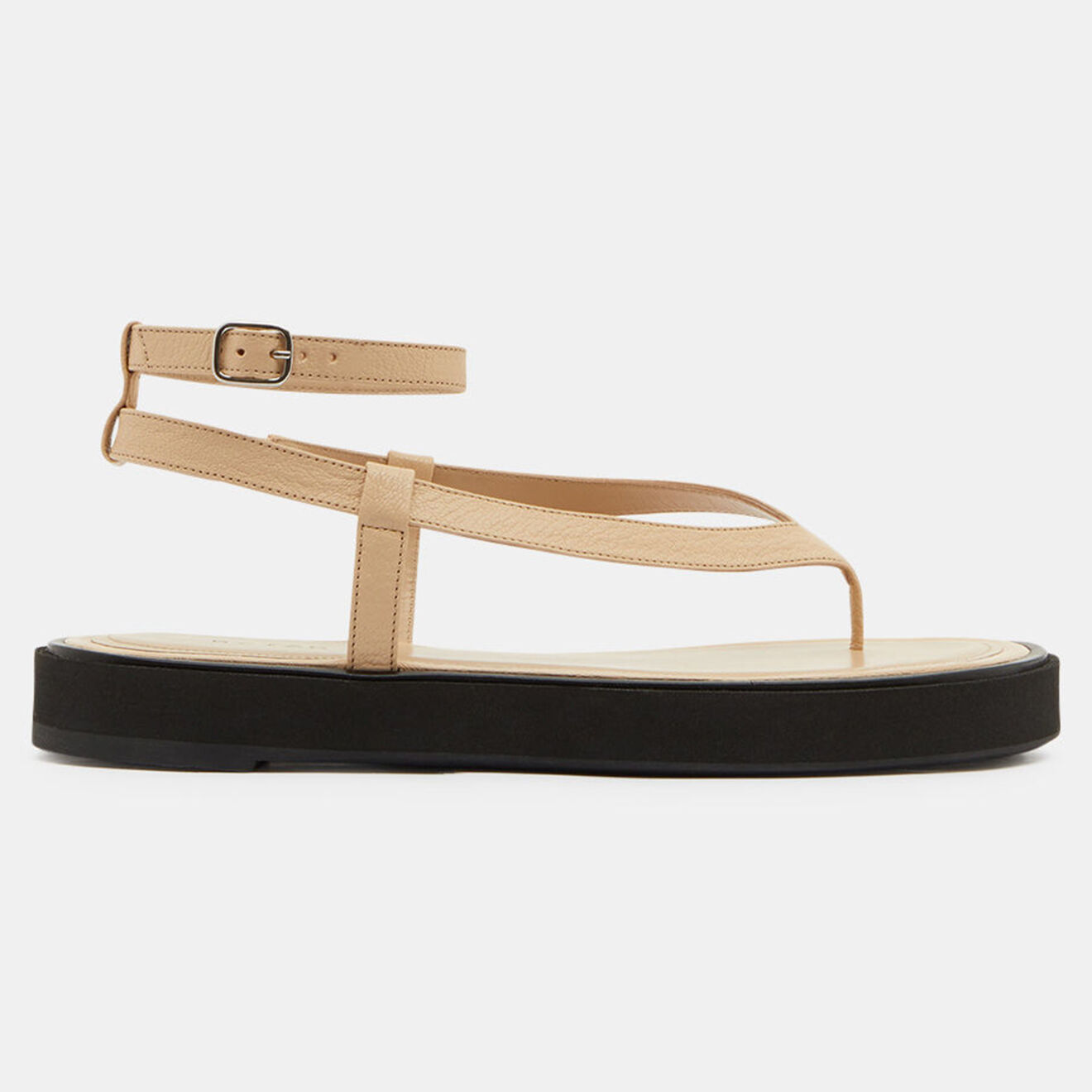 By Far Sandales en Cuir beiges