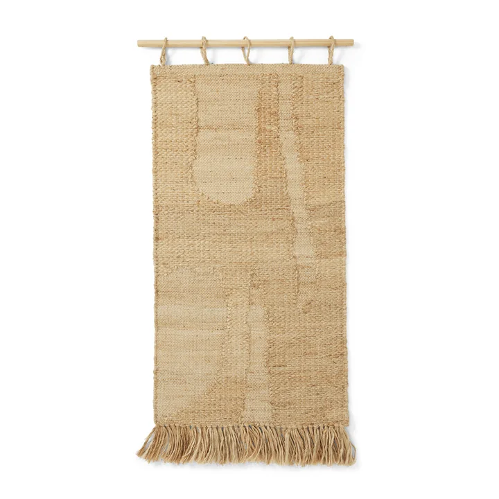 Ferm Living - Harvest Wandteppich Jute 50 x 100 cm, natural
