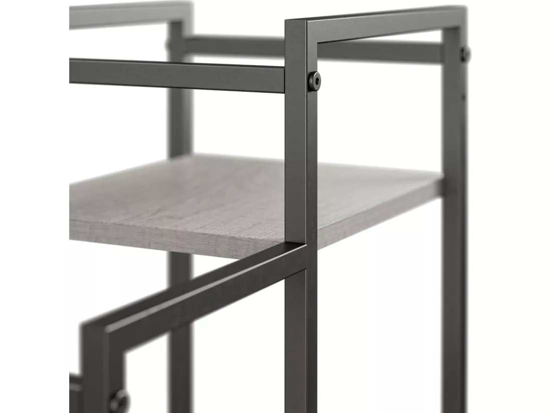 Weston | Support de plantes en aspect bois naturel