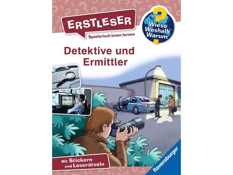 Ravensburger Kinder-Sachbuch WWW Erstleser – Detektive und Lesetraining, Sachwissen und Spielspass in einem!