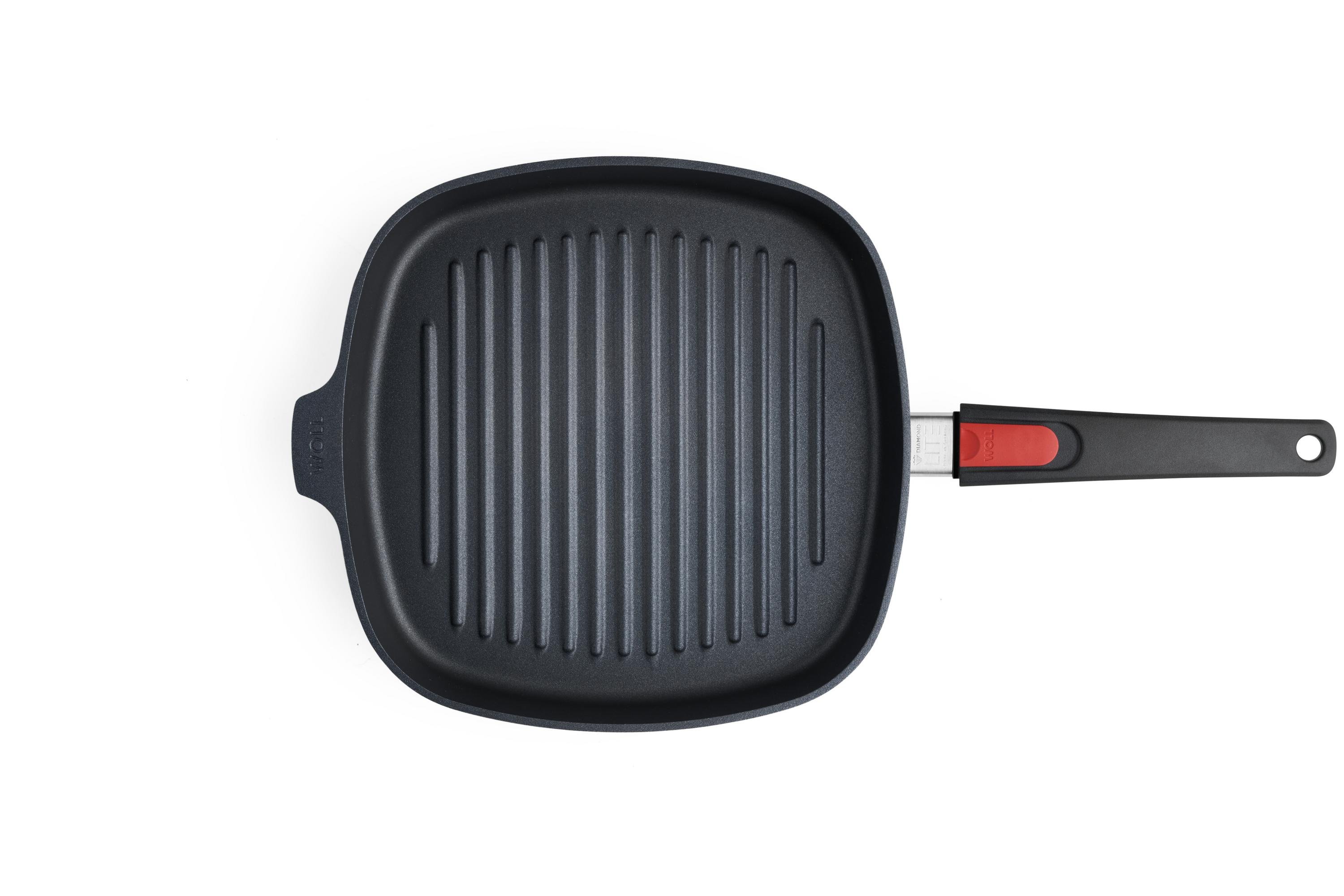 Diamond Lite Guss-Steakpfanne, viereckig, mit Rillen