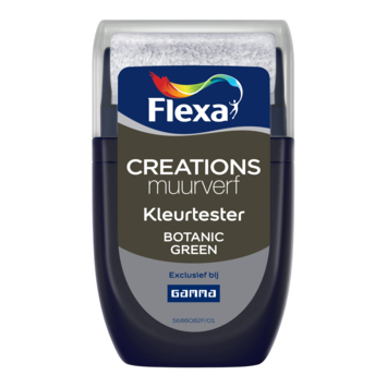 Flexa Creations muurverf Kleurtester Botanic Green 30ml