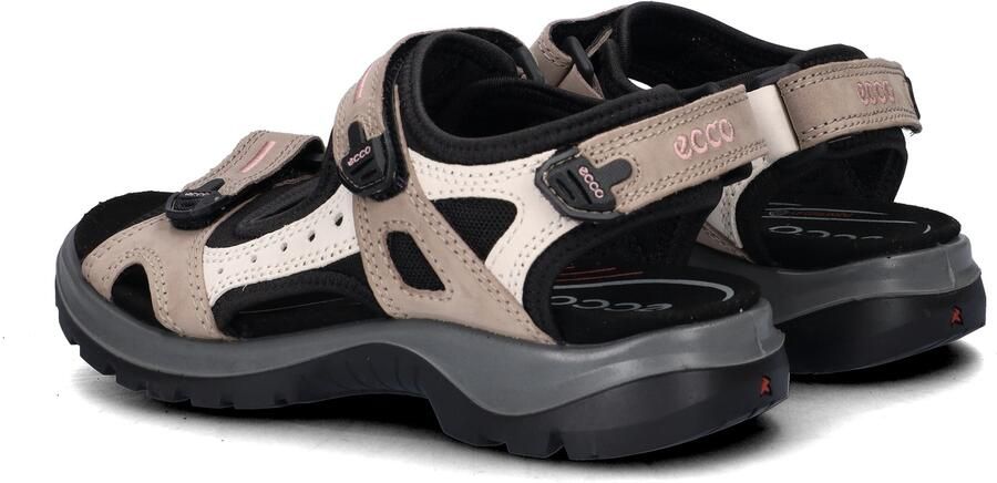 Ecco Offroad Atmos suede sandalen bruin beige