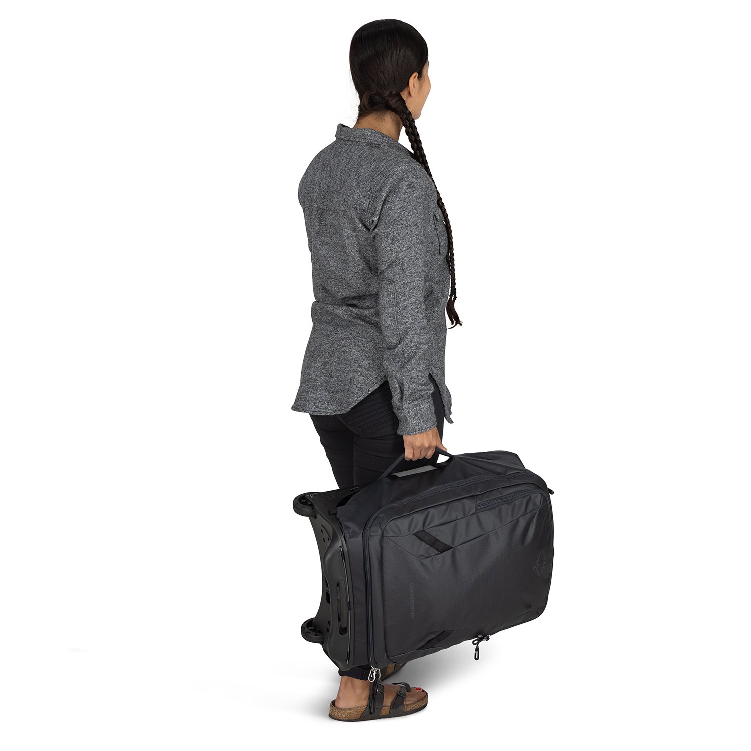 Osprey Transporter Wheeled Carry On raven black-black