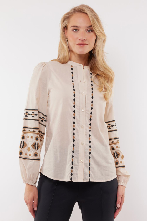 C&S The Label beige dames blouse