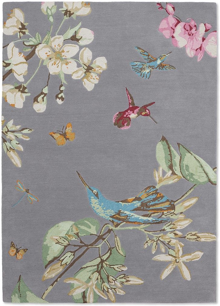 Vloerkleed Grey 37804 Hummingbird  | Wedgwood Home
