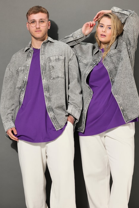 Jeanshemd, oversized, Vintage Look, Unisex