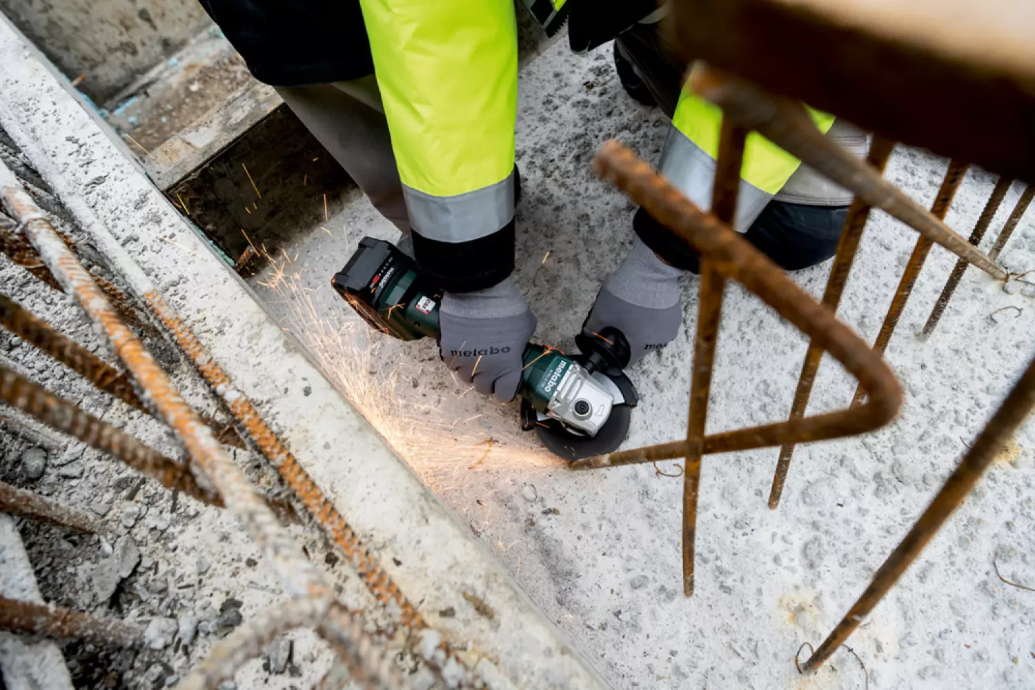 Metabo W 18 L 9-115 18V LiHD accu haakse slijper body in MetaBox - 115mm