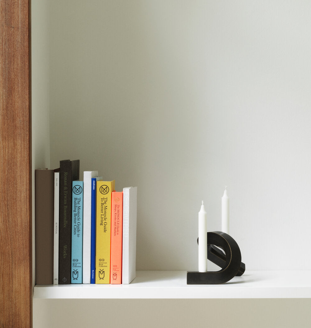 Normann Copenhagen  Crooked Two lysestage - Bronze
