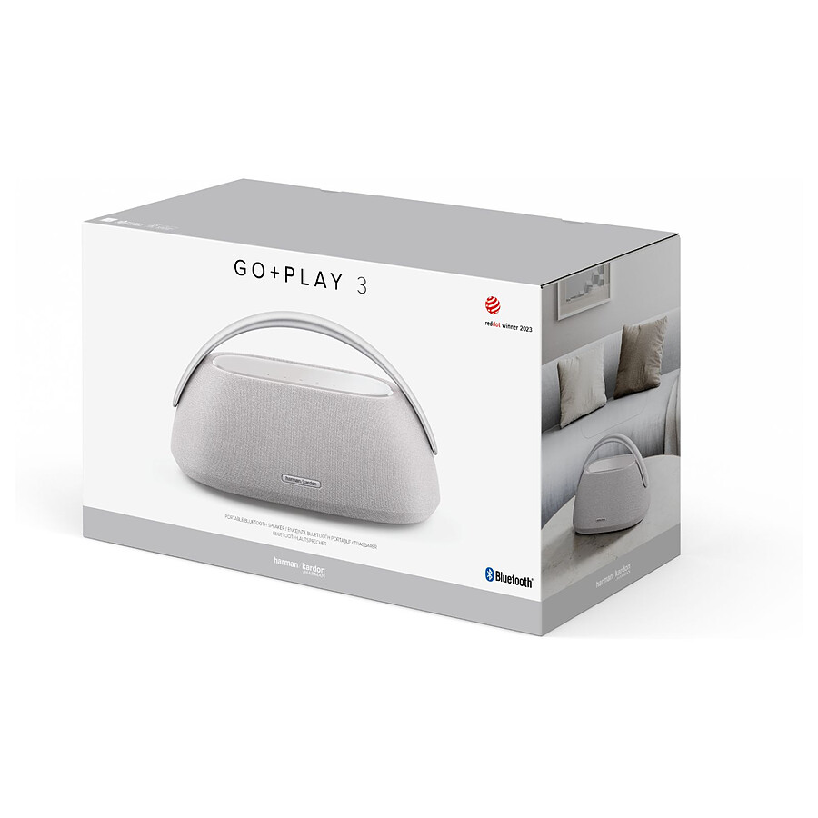 Harman Kardon Go + Play 3 Gris - Enceinte portable