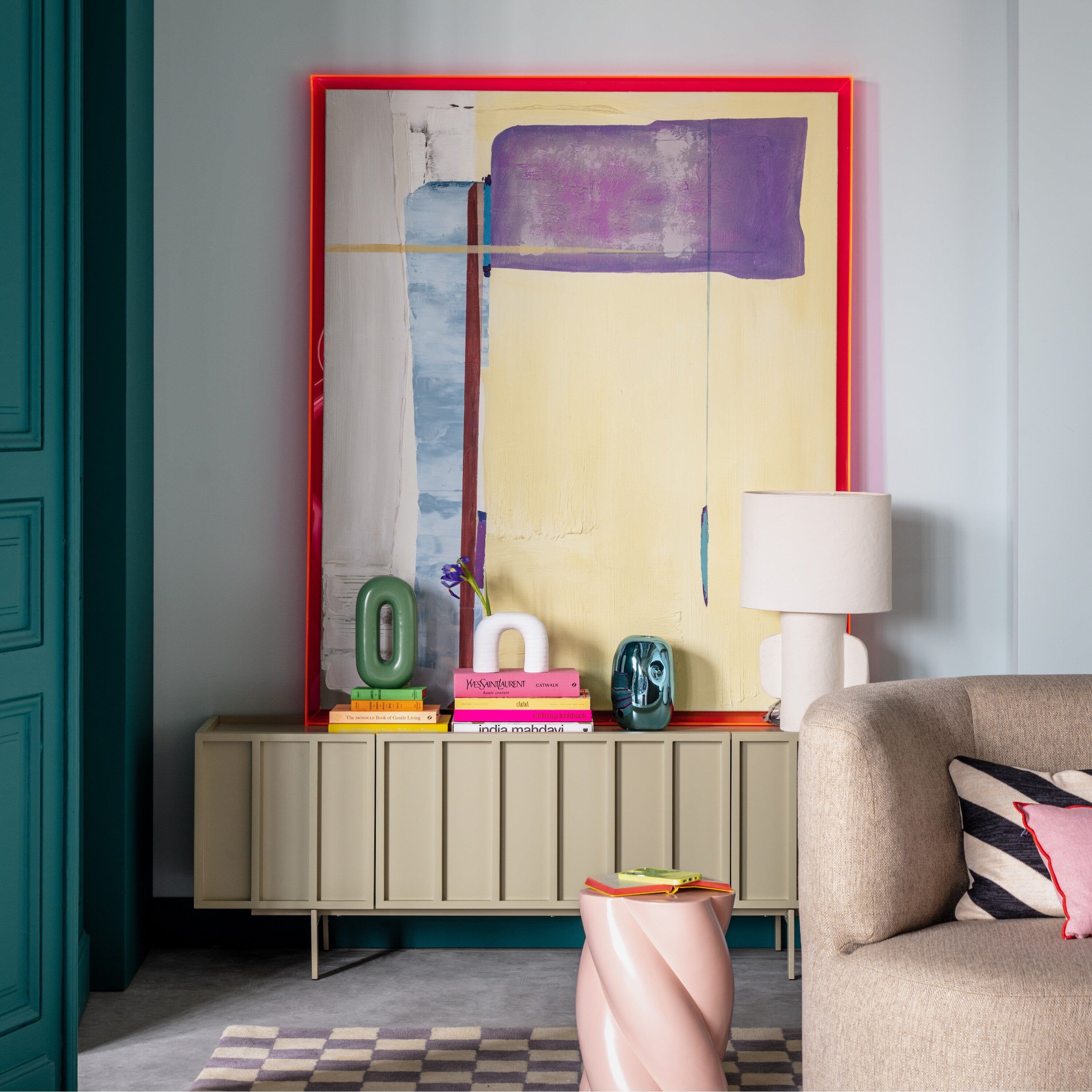 HKliving Days In The City Schilderij