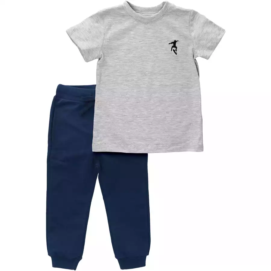 Baby Sweets 2tlg Set Skater grau