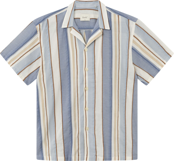 Forét PEER SS SHIRT Stripe