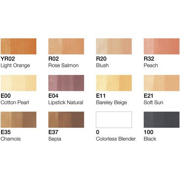 Marqueur ciao, set de 12 couleurs chair