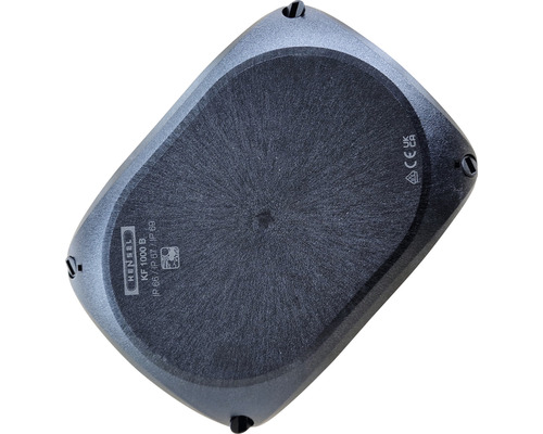 Hensel KF 1000 B kabelaansluitdoos tot 10 mm² zonder aansluitblok, zwart, opbouw, BxHxD 180x130x77 mm