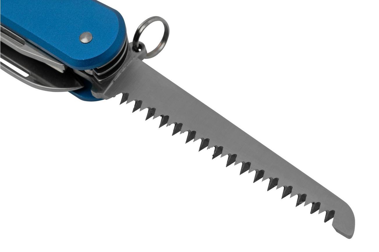 Fox Vulpis 4-Tools FX-VP130-S4SB, N690Co, Aluminium Sky Blue, Zwitsers zakmes