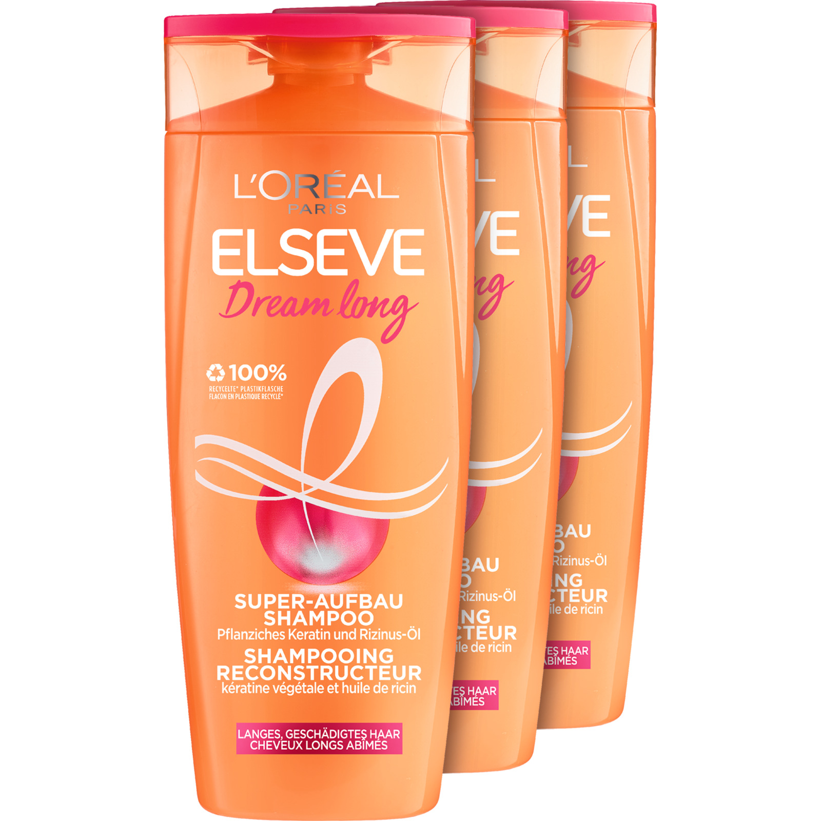 L'Oréal Elsève Dream Long Shampoo 3 x 250 ml