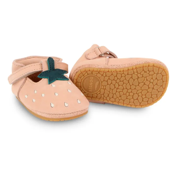Donsje Chaussons Nanoe Nubuck | Rose pêche