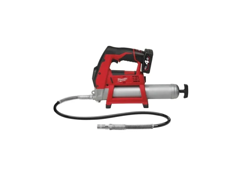 Milwaukee Akumuliatorinis tepalo švirkštas M12 GG-401B (12V, 1x4,0Ah Li-Ion)