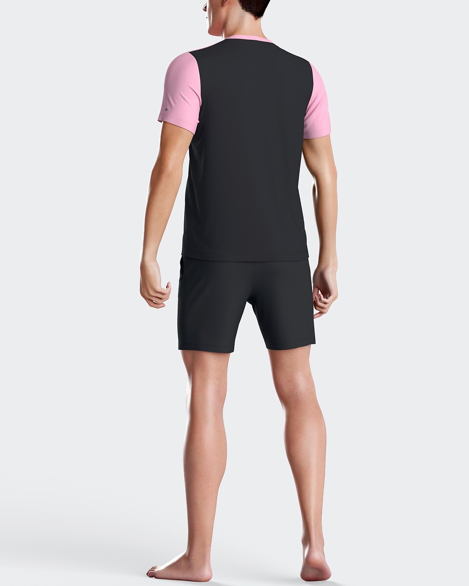 EDEN PARK<br>Pijama curto em blocos de cores