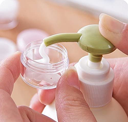 (Ø38mm) 10ml Befüllbarer Kosmetik Behälter Reise Döschen Organizer - Transparent