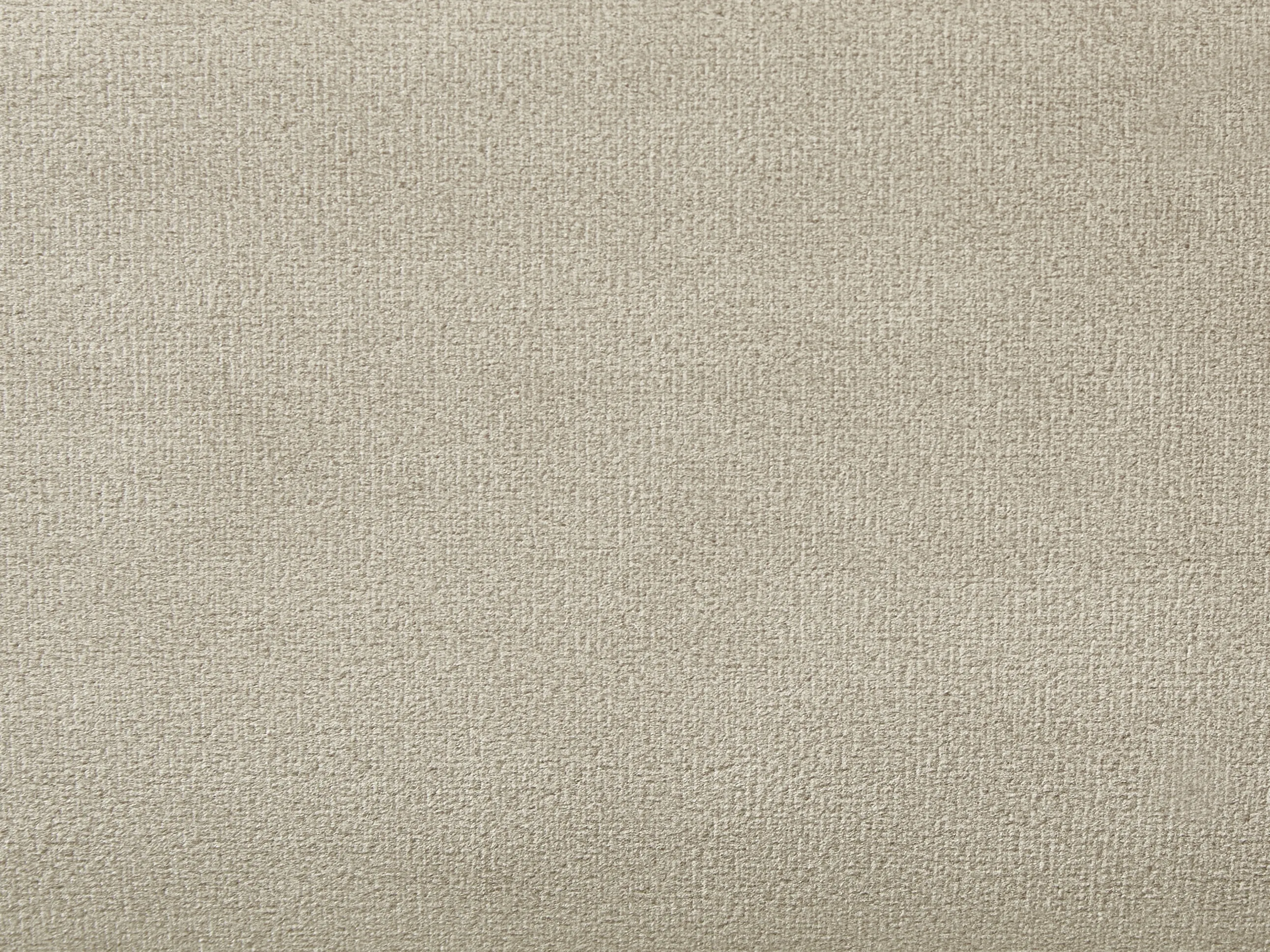 Rechtszijdige chaise longue ALLIER Fluweel Beige