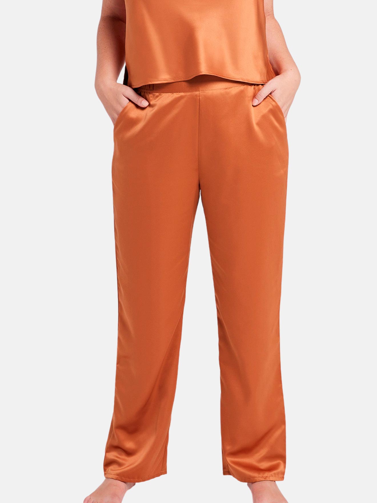 Pantalon en satin Glam Chic