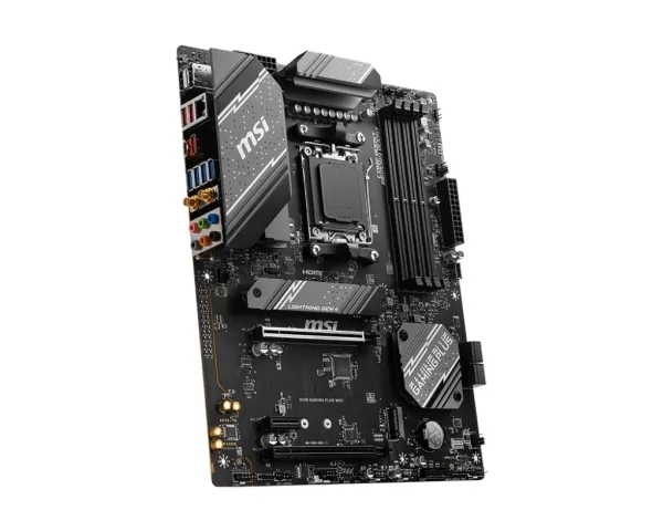 MSI - Bundkort - ATX - Socket AM5 - AMD B650 Chipset - USB 3.2 Gen 1, USB-C 3.2 Gen2, USB 3.2 Gen 2, USB-C 3.2 Gen 2x2 - 2.5 Gigabit LAN, Wi-Fi 6E, Bluetooth - onboard grafik (CPU påkrævet) - HD Audio (8-kanaler)