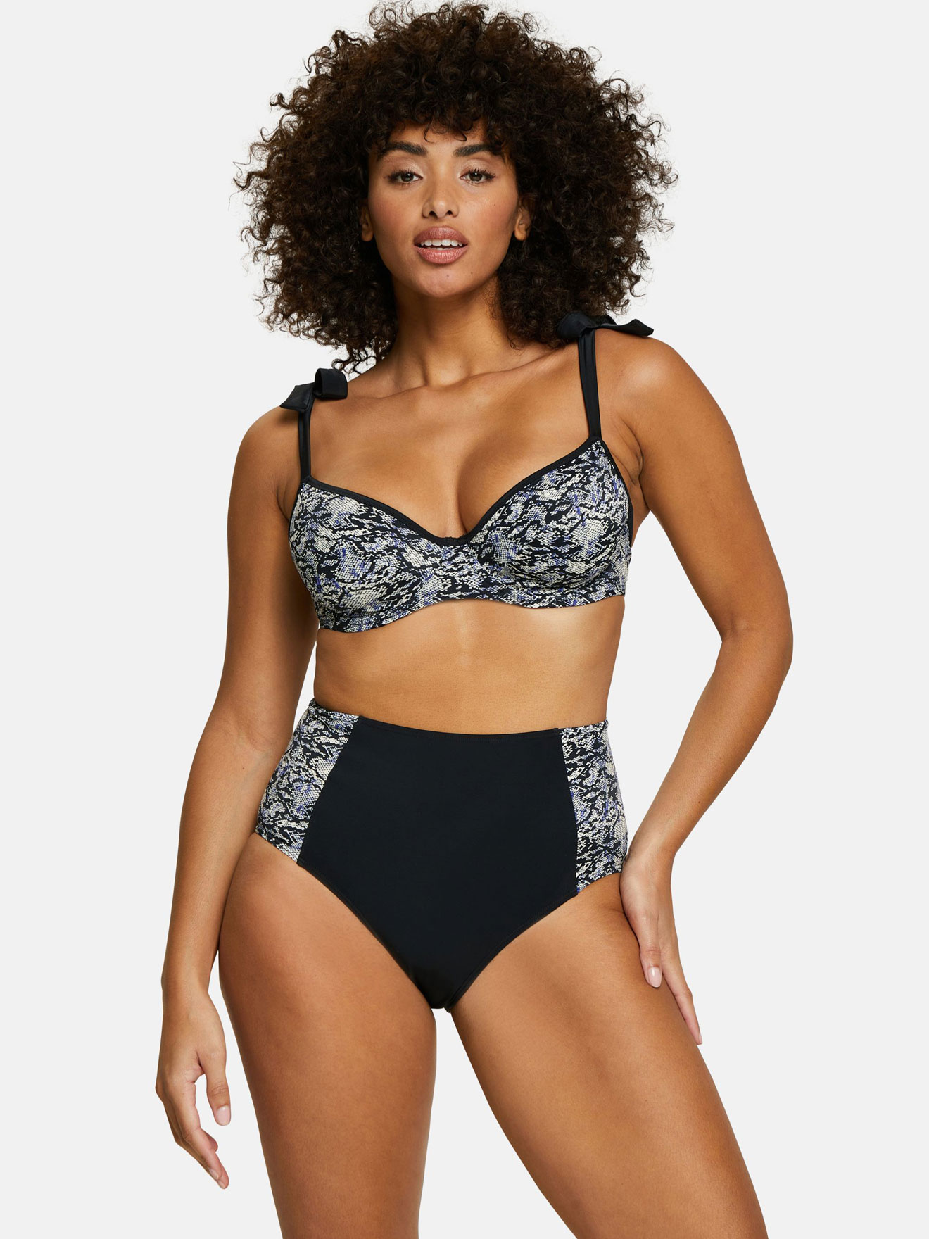 Slip de bain taille haute Bask in Bliss