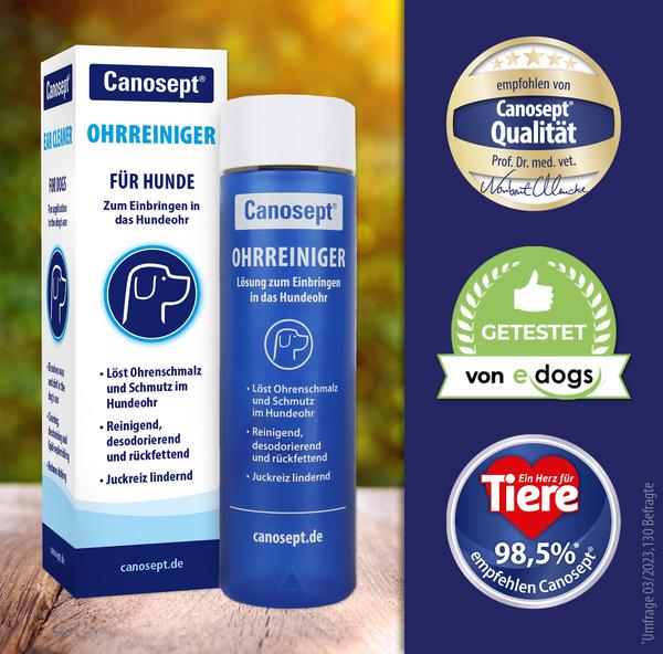 Canosept® Ohrreiniger für Hunde, 125 ml
