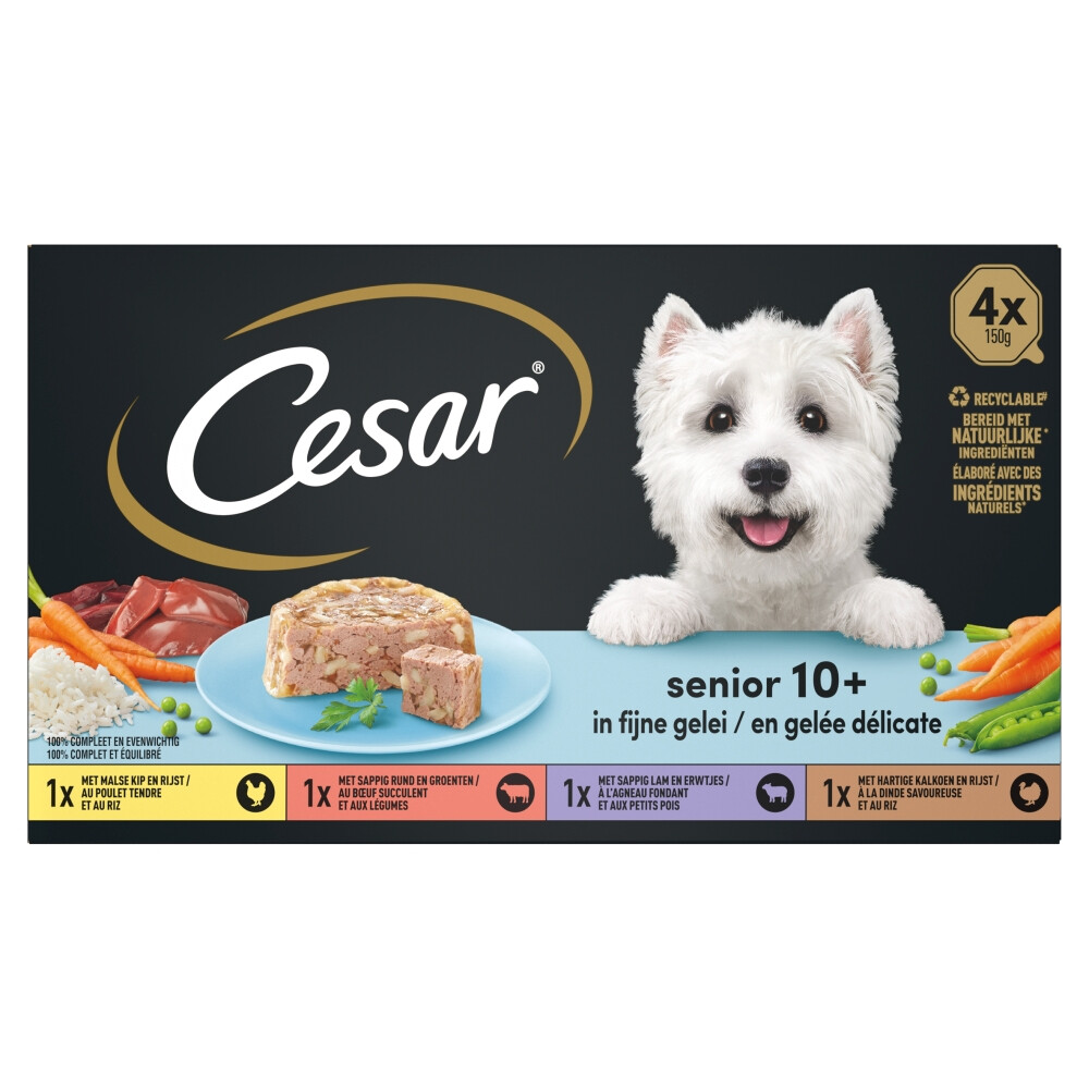 Cesar Senior 10+ in Gelei 600 gr