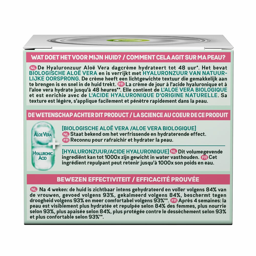 Garnier SkinActive Hyaluronzuur Aloë Vera Hydraterende Dagcrème50 ml
