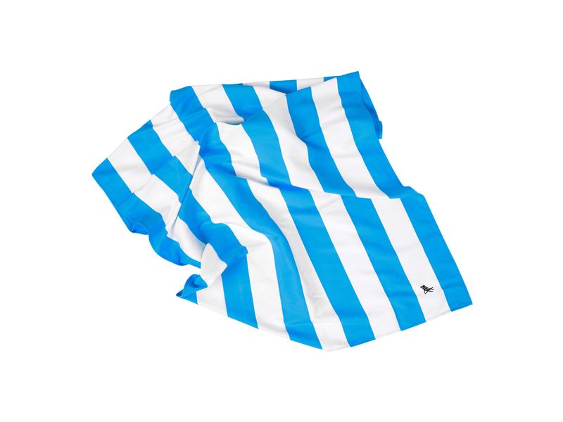 Dock & Bay Strandtuch Cabana L, Blau/Weiss Saugfähiges Badehandtuch