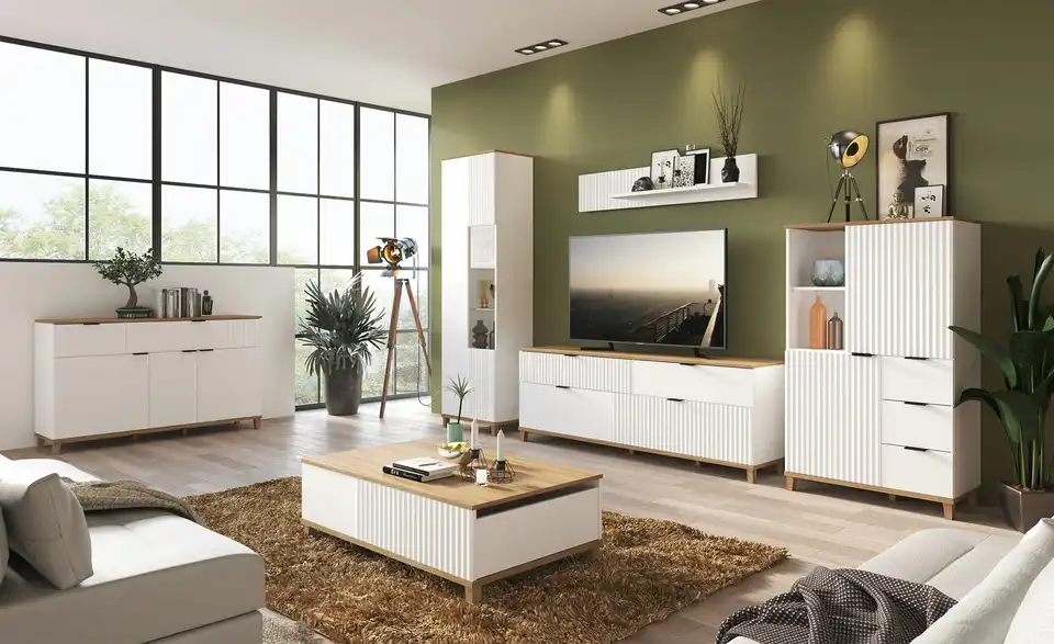 Vitrine Plissee